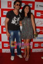Hrithik Roshan and Barbara Mori at BIG FM Studios to greet the winners of Love Unlimited contest on 21st May 2010 (33).JPG
